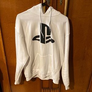 PlayStation L White Hoodie